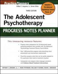 The adolescent psychotherapy progress notes planner 3rd ed