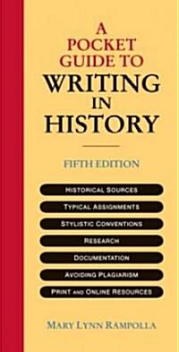 A Pocket Guide to Writing in History (Paperback, 5th, POC)