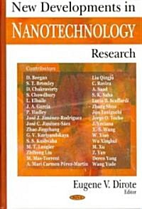 New Developments in Nanotechnology Research (Hardcover)