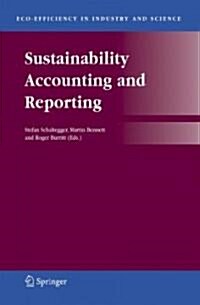 Sustainability Accounting And Reporting (Hardcover)