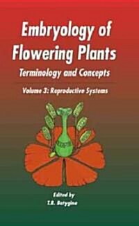 Embryology of Flowering Plants: Terminology and Concepts, Vol. 3: Reproductive Systems (Hardcover)