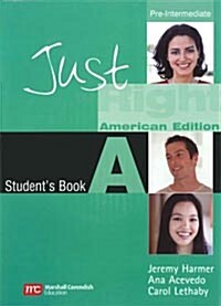 Just Right Pre-Intermediate: Split a with Audio CD (Us) (Paperback)