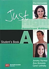 [중고] Just Right Pre-Intermediate A : Student｀s Book (Paperback + Audio CD) (Paperback)