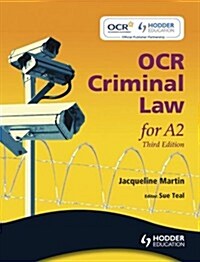 OCR Criminal Law for A2 (Paperback)