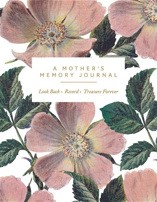 A Mothers Memory Journal : Look Back. Record. Treasure Forever. (Notebook / Blank book)