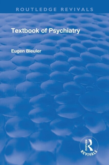 Revival: Textbook of Psychiatry (1924) (Paperback)