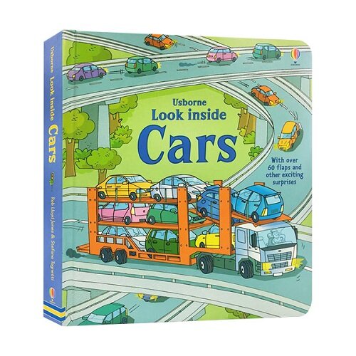 [중고] Look Inside Cars (Board Book, New ed)