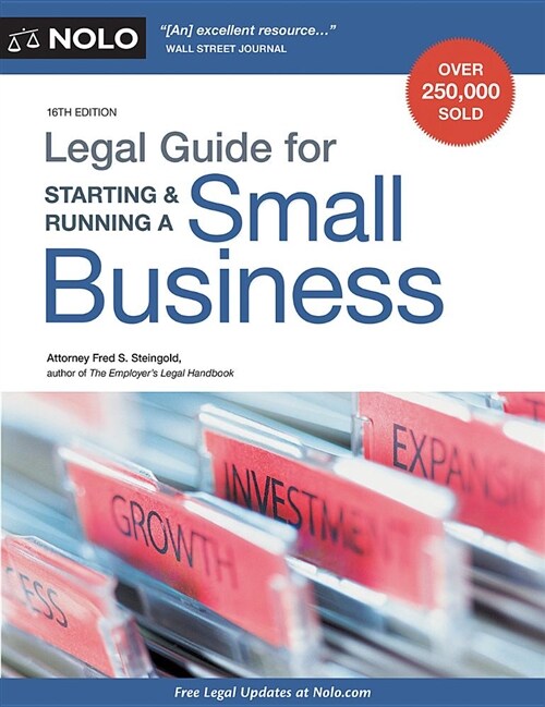 Legal Guide for Starting & Running a Small Business (Paperback)