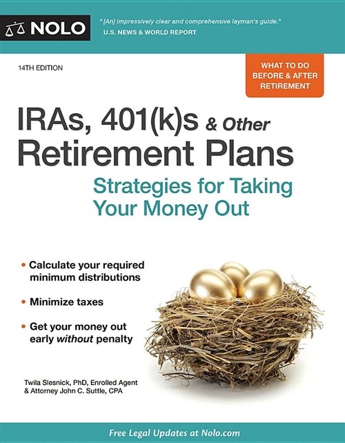 Iras, 401(k)S & Other Retirement Plans: Strategies for Taking Your Money Out (Paperback)