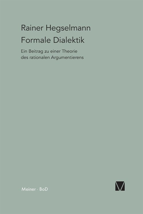 Formale Dialektik (Paperback)