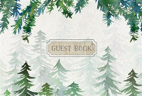 Guest Book Cabin Edition (Hardcover)