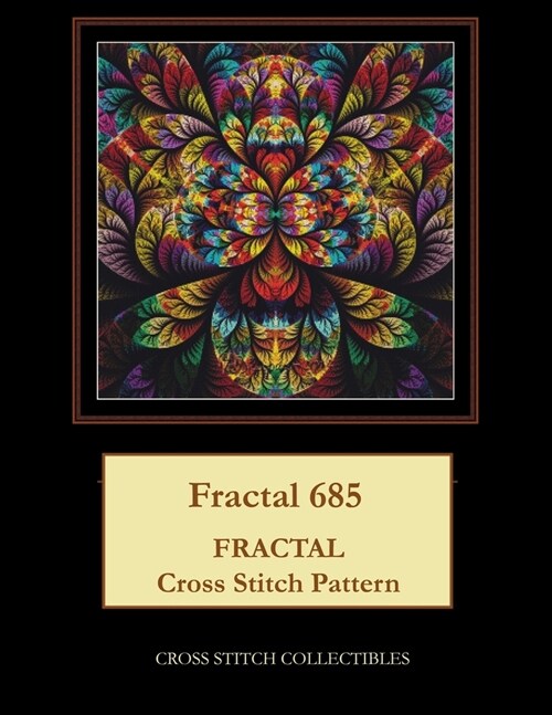 Fractal 685: Fractal Cross Stitch Pattern (Paperback)