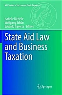 State Aid Law and Business Taxation (Paperback)