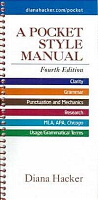 A Pocket Style Manual (Paperback, 4th, Spiral)