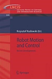 Robot Motion and Control : Recent Developments (Paperback)
