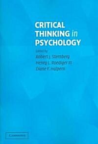 Critical Thinking in Psychology (Paperback)