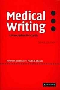 Medical Writing: A Prescription for Clarity (Paperback, 3, Revised)