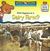 What Happens at a Dairy Farm? (Library Binding)