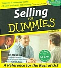 Selling for Dummies (Audio CD, 2)