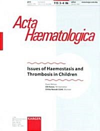 Issues of Haemostasis And Thrombosis in Children (Paperback, 1st)