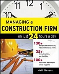 [중고] Managing a Construction Firm on Just 24 Hours a Day (Paperback)