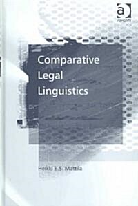 Comparative Legal Linguistics (Hardcover)