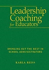 Leadership Coaching for Educators (Hardcover)