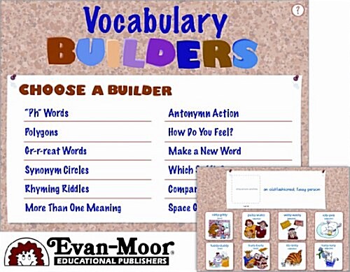 Vocabulary Builders Interactive App, Grades K-1 (CD-ROM)