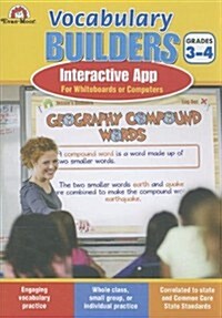 Vocabulary Builders Interactive App, Grades 3-4 (CD-ROM)