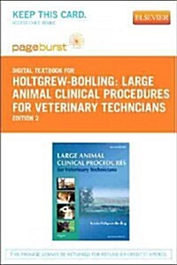 Large Animal Clinical Procedures for Veterinary Techncians (Paperback, Pass Code, 2nd)