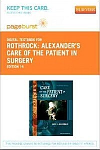 Alexanders Care of the Patient in Surgery Access Code (Pass Code, 14th)