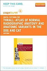 Atlas of Normal Radiographic Anatomy and Anatomic Variants in the Dog and Cat (Paperback, Pass Code)