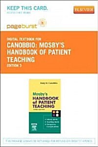 Mosbys Handbook of Patient Teaching - Elsevier eBook on Vitalsource (Retail Access Card) (Hardcover, 3)