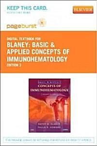 Basic & Applied Concepts of Immunohematology - Elsevier eBook on Vitalsource (Retail Access Card) (Hardcover, 2)