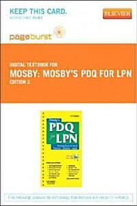 Mosbys Pdq for Lpn (Paperback, Pass Code, 2nd)