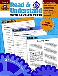 [중고] Read and Understand with Leveled Texts, Grade 5 Teacher Resource (Paperback)