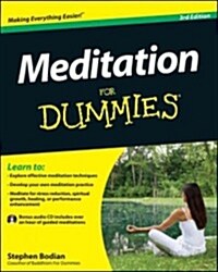 Meditation for Dummies [With CD (Audio)] (Paperback, 3)