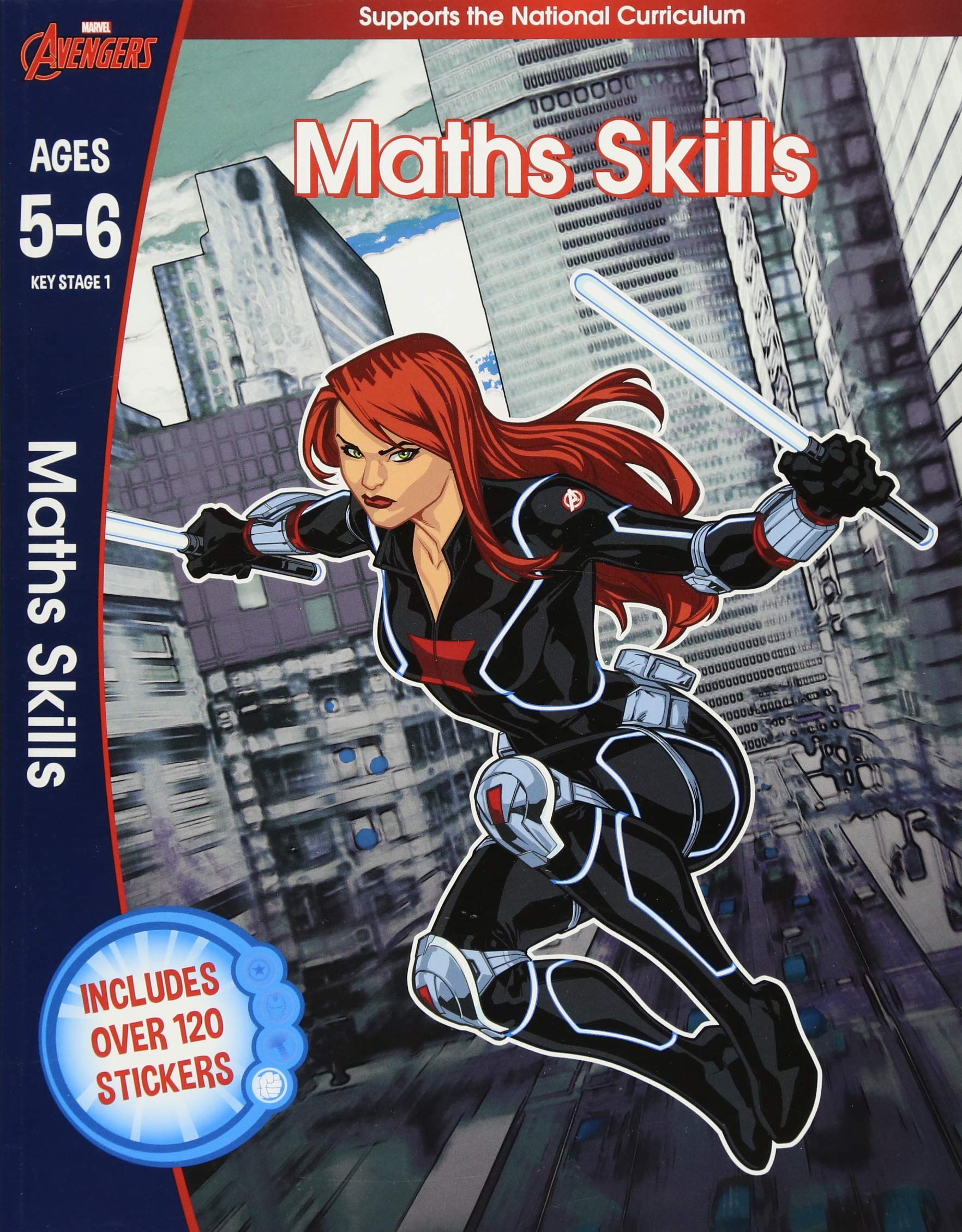 Marvel Learning : Avengers - Maths Skills, Ages 5 to 6 (Paperback)