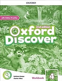 [중고] Oxford Discover: Level 4: Workbook with Online Practice (Multiple-component retail product, 2 Revised edition)