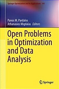 Open Problems in Optimization and Data Analysis (Hardcover, 2018)