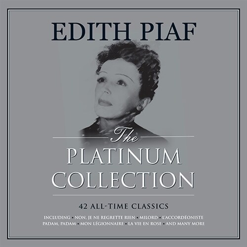[수입] Edith Piaf - The Platinum Collection [180g 3LP][화이트 컬러반]