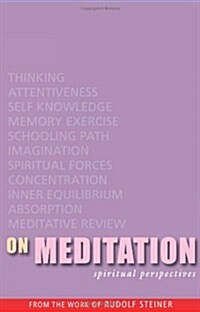 On Meditation : Spiritual Perspectives (Paperback)