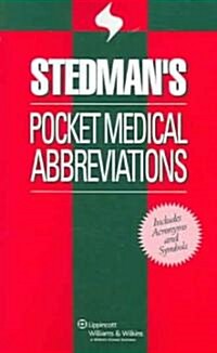 Stedmans Pocket Medical Abbreviations (Paperback, 1st, POC)
