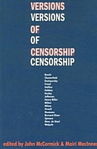 Versions of Censorship (Paperback)
