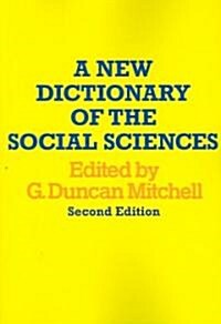 A New Dictionary of the Social Sciences (Paperback, 2)