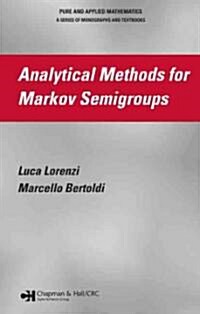 Analytical Methods for Markov Semigroups (Hardcover)
