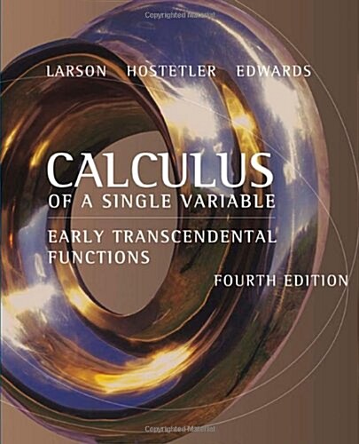 Calculus of a Single Variable (Hardcover, 4th)
