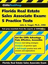 Cliffstestprep Florida Real Estate Sales Associate Exam: 5 Practice Tests (Paperback)