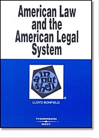 American Law And the American Legal System in a Nutshell (Paperback)