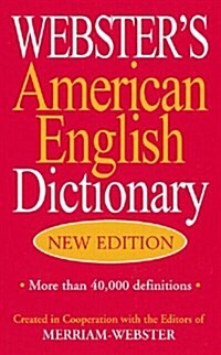 [중고] Webster‘s American English Dictionary (Paperback, New)